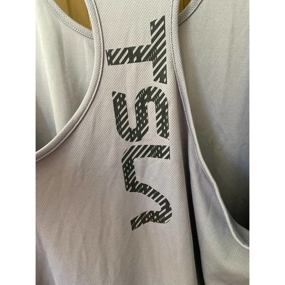 TSLA Gray Muscle Tank Top Men's Size Small EUC - Picture 5 of 5